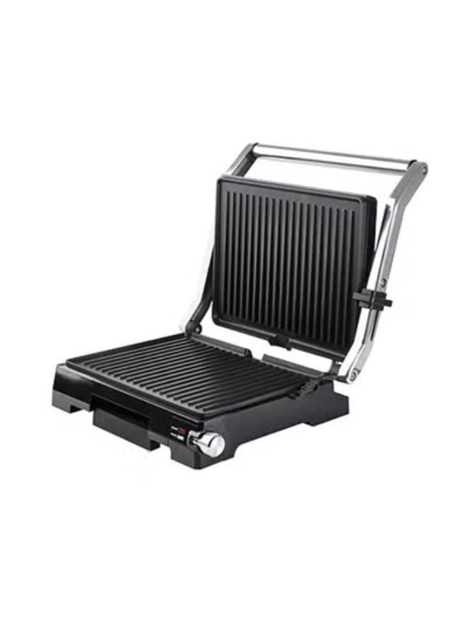 ميانتا ماكينة للشواء وصنع البانيني ماستر من ميانتا CG28209A، 5 مستويات للحرارة - 2000 وات - Image 2